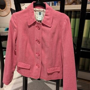 Women's Pink Blazer by Gap - Vintage
